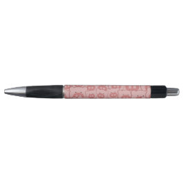 Roze pruiken pen