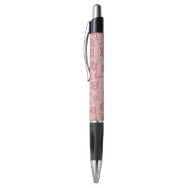 Roze pruiken pen
