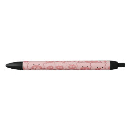 Roze pruiken zwarte inkt pen