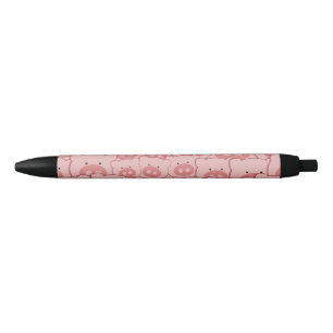 Roze pruiken zwarte inkt pen
