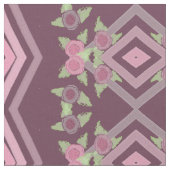 Roze pruim bloemig geaccentueerd stof (Close Up)