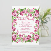  roze pruimen Vrijgezellenfeest Kaart (Staand voorkant)