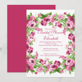  roze pruimen Vrijgezellenfeest Kaart (Voorkant / Achterkant)