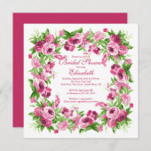  roze pruimen Vrijgezellenfeest Kaart (Voorkant / Achterkant)