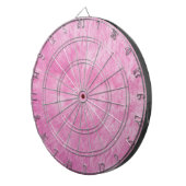 Roze prurie frenzy Dart Board Dartbord (Voorkant Rechts)