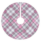 Roze Pset Patroon Chic Kerstboom Rok (Voorkant)