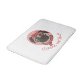 Roze pug Breek de Regels Bath Mat (Gekanteld)