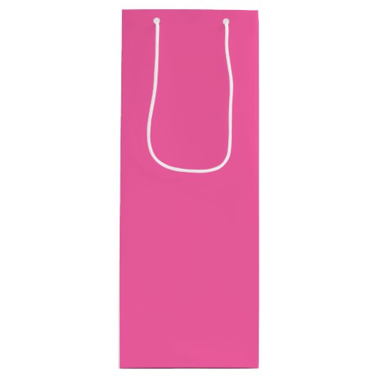 Roze Pug Dog Thema Party Afstuderen Pet Wijn Cadeautas (Voorkant)