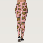 Roze pugs #6 leggings (Achterkant)