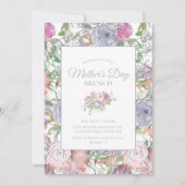 Roze puin blauw handvat Moederdag Kaart (Voorkant)