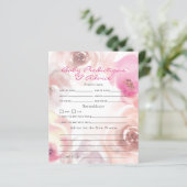 Roze puinroze voorspelling en advies van Baby (Staand voorkant)