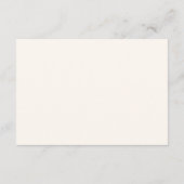 Roze Pumpkin Bow Girl Baby shower Raffle Diapper Informatiekaartje (Achterkant)