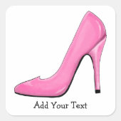 Roze Pumps Sticker (Voorkant)