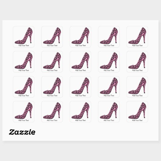 Roze Pumps Sticker (Vel)