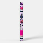 Roze Punk Halloween Trick or treat Custom Name Case-Mate iPhone Case (Achterkant / Rechts)