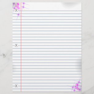 Roze Punk Notitieboek papier voor glitter