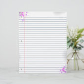 Roze Punk Notitieboek papier voor glitter (Staand voorkant)