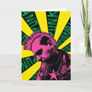 Roze Punk Rock Kaart