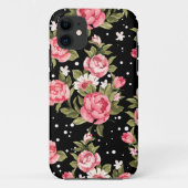 Roze Puny Peonies Case-Mate iPhone Case (Achterkant)