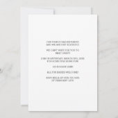 Roze Puppy Dog Aankondiging Fotokaart (Achterkant)