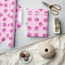 Roze Puppy Party Gift Wrap, Kinder & huisdieren Bi