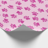 Roze Puppy Party Gift Wrap, Kinder & huisdieren Bi Cadeaupapier (Hoek)