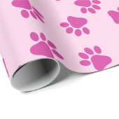 Roze Puppy Party Gift Wrap, Kinder & huisdieren Bi Cadeaupapier (Rol Hoek)