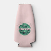 Roze Pura Vida Costa Rica Souvenir Flesjeskoeler (Voorkant)