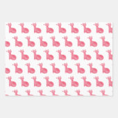 Roze Purrfect Cat Inpakpapier Vel (Voorkant 3)