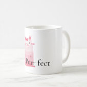 Roze Purrfect Cat Koffiemok (Voorkant rechts)