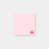 Roze Purse Emoji Post-it® Notes (Voorkant)