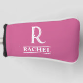 Roze Putter Head Cover (Voorkant)