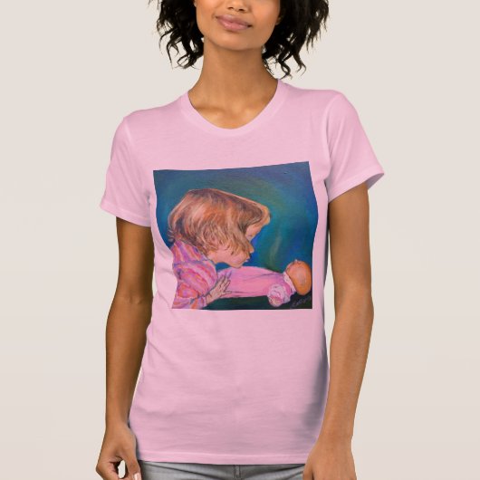 Roze pyjama T-Shirt (Voorkant)