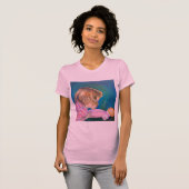 Roze pyjama T-Shirt (Voorkant volledig)