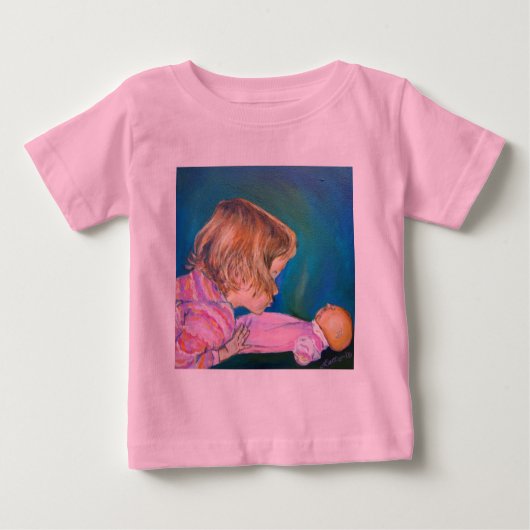Roze pyjama T-Shirt (Voorkant)