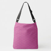 Roze Pyriet Patroon Tote Tas (Voorkant)