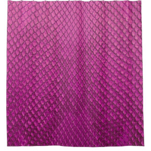 Roze Python: Slangenhuid textuur. Douchegordijn