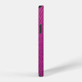Roze Python: Slangenhuid textuur. iPhone Hoesje (Rechterkant)