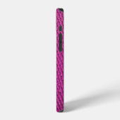 Roze Python: Slangenhuid textuur. iPhone Hoesje (Linkerkant)
