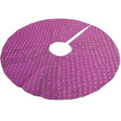 Roze Python: Slangenhuid textuur. Kerstboom Rok (Gekanteld)