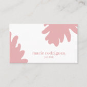 Roze QR-code Visitekaartje (Voorkant)