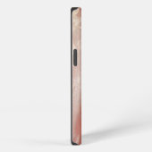 Roze Quartz Natural Stone Blik Phone Case iPhone Hoesje (Rechterkant)