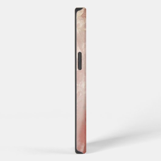 Roze Quartz Natural Stone Blik Phone Case iPhone Hoesje (Rechterkant)