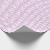 Roze Quatrefoil Patroon Cadeaupapier (Hoek)