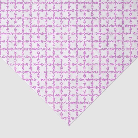 Roze Quatrefoil Patroon Tissuepapier (Detail)