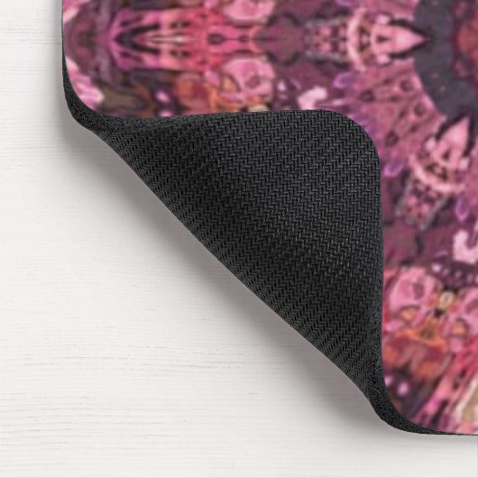 roze quilt mousepad muismat (Hoek)