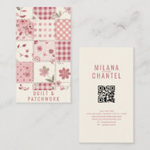 Roze Quilt Patchwork Handgemaakte Kleding