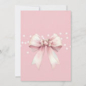 Roze Quinceanera tiara elegante 15e verjaardag Kaart (Achterkant)