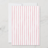 Roze Quirky Illustratie Thee voor Twee 2e Verjaard Kaart (Achterkant)