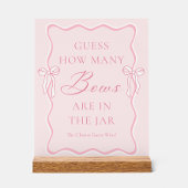 Roze raad eens hoeveel bogen acryl bord